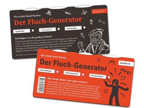 Rolf-Bernhard Essig: Der Fluch-Generator. Nie wieder banal fluchen, Spiele