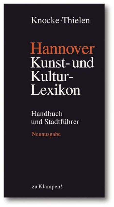 Helmut Knocke: Hannover - Kunst- und Kulturlexikon, Buch