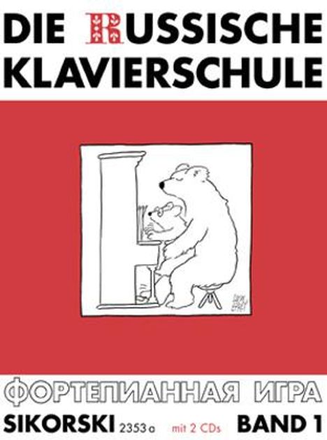 Die Russische Klavierschule, 1. Mit 2 CD's, Noten