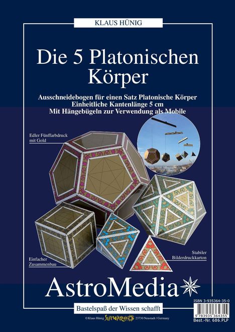 Klaus Hünig: Die 5 Platonischen Körper, Diverse