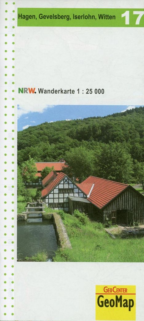 NRW Wanderkarte 17 Hagen, Gevelsberg, Iserlohn, Witten 1 : 25 000, Karten