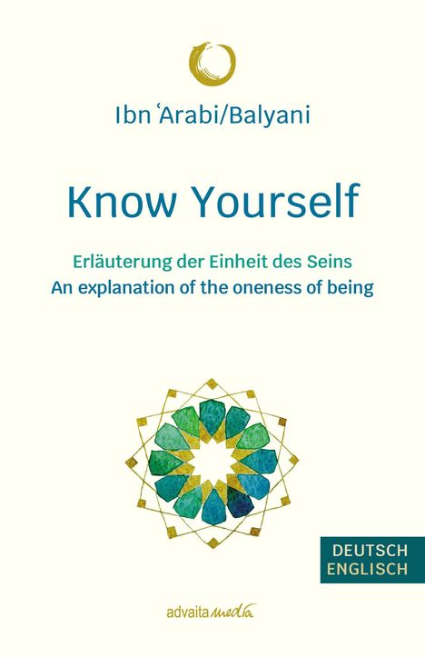 Ibn Arabi/Balyani: Know Yourself, Buch