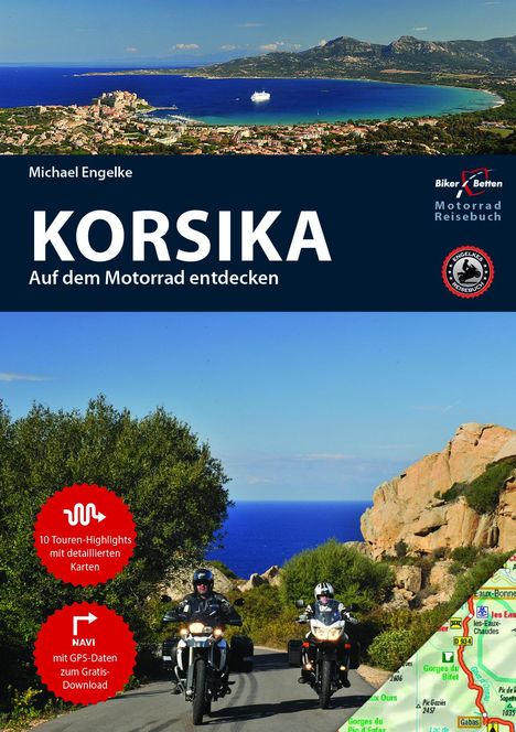 Hans Michael Engelke: Motorradreiseführer Korsika, Buch