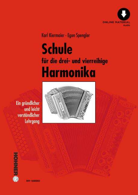 Karl Kiermaier: Schule für die drei- und vierreihige Steirische Harmonika, Buch