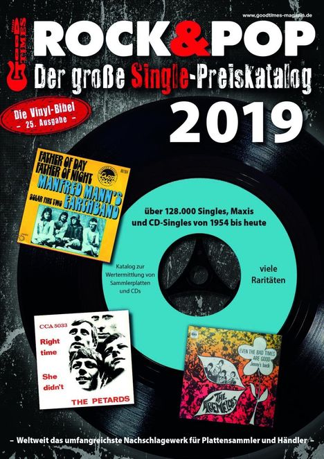 Martin Reichold: Der große Rock &amp; Pop Single Preiskatalog 2019, Buch