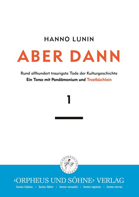 Hanno Lunin: Aber dann 1, Buch