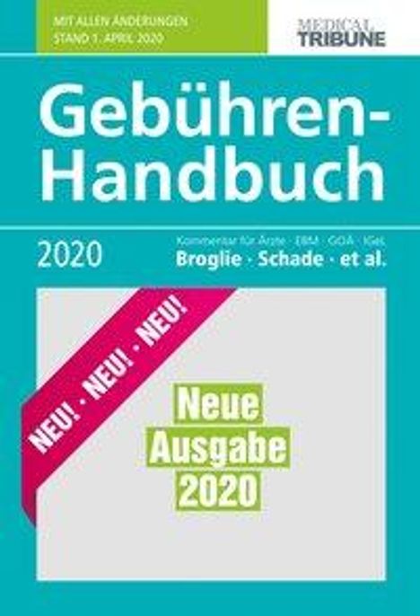 Maximilian Broglie: Broglie, M: Gebühren-Handbuch 2020, Buch