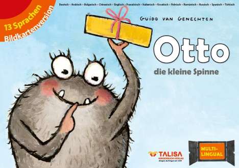 Guido van Genechten: Otto - die kleine Spinne, Bildkartenversion, Buch