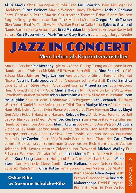 Oskar Riha: Jazz in Concert, Buch