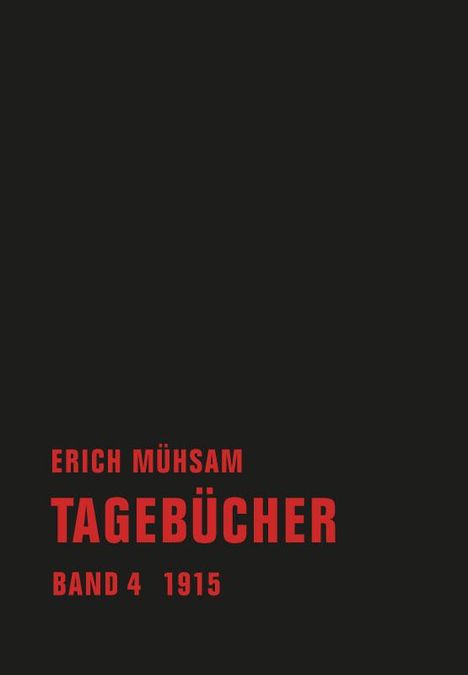 Erich Mühsam: Tagebücher, Buch
