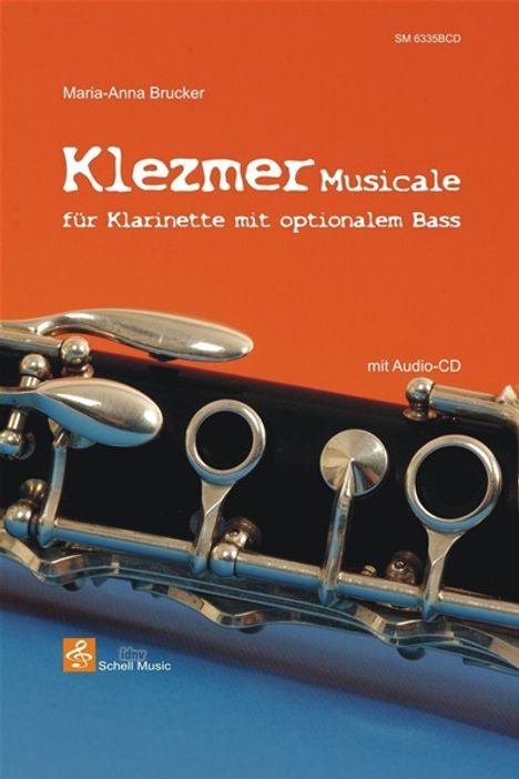 Klezmer Musicale, für Klarinette (B) m. optionalem Bass, m. Audio-CD, Noten