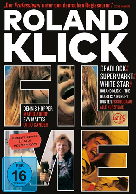 Roland Klick Filme, 5 DVDs