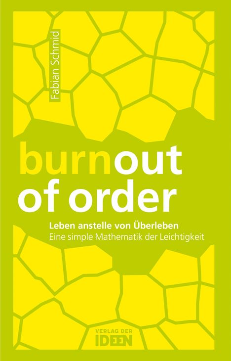 Fabian Schmid: burnout of order, Buch