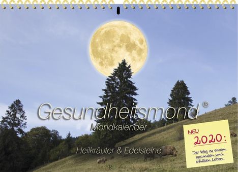 Michael Römer: Gesundheitsmond®-Mondkalender 2020. Goldene Edition DIN A4, Diverse