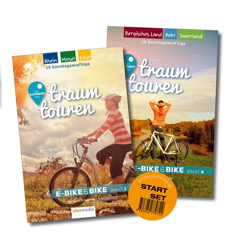 Hartmut Schönhöfer: traumtouren E-Bike &amp; Bike Start-Set mit 2 Bänden, Buch
