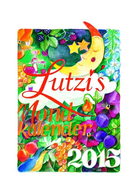 Andrea Lutzenberger: Lutzis Mondkalender kurz 2025, Kalender