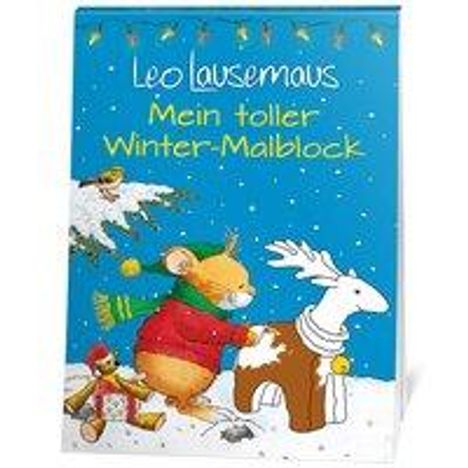 Leo Lausemaus - Mein toller Winter-Malblock, Buch
