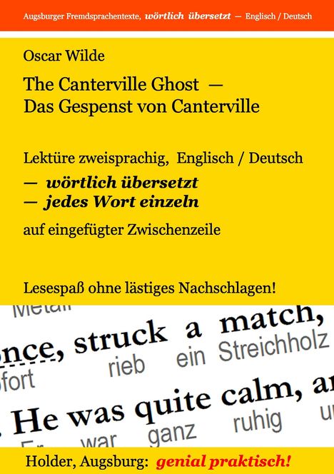 Oscar Wilde: The Canterville Ghost - Das Gespenst von Canterville, Buch