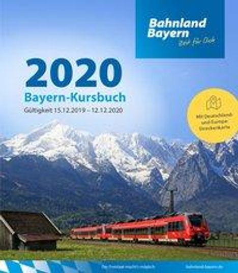 Bayern-Kursbuch 2020, Buch
