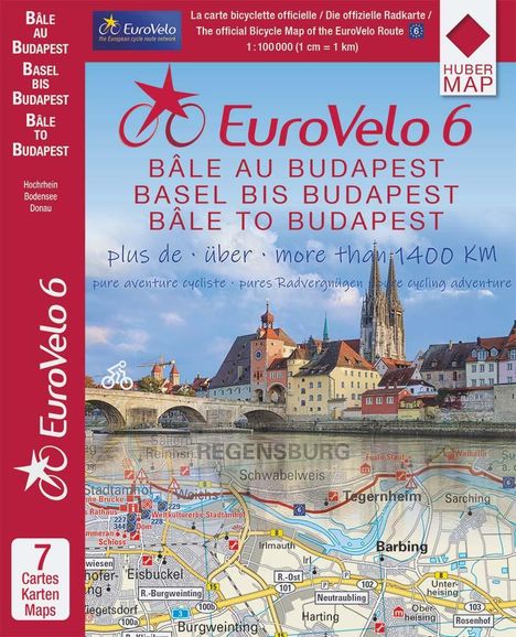 EuroVelo 6 (Basel - Budapest) 1: 100 000, Buch