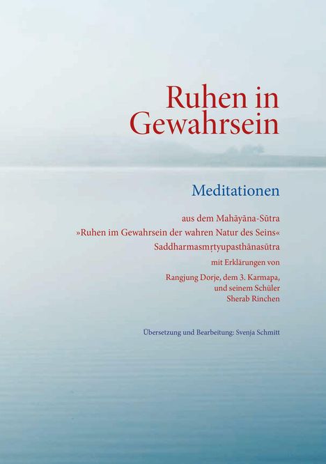 Ruhen in Gewahrsein, Buch