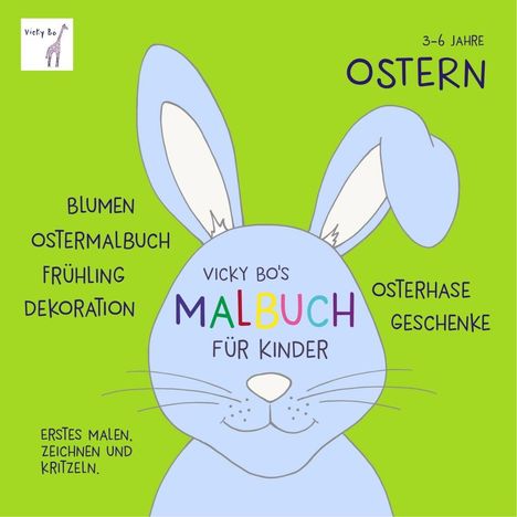 Vicky Bo: Vicky Bo's Malbuch für Kinder - Ostern, Buch
