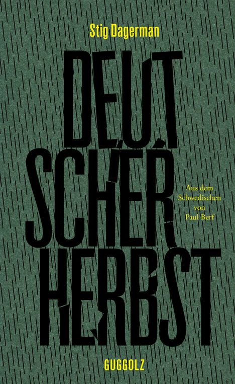 Stig Dagerman: Deutscher Herbst, Buch