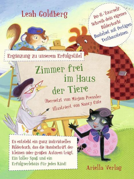 Leah Goldberg: Zimmer Frei im Haus der Tiere - Bilderbuch-Kreativset, Buch