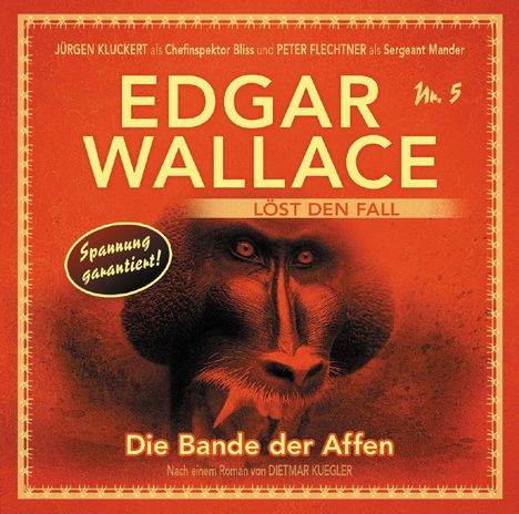 Edgar Wallace löst den Fall Nr. 5: Die Bande der Affen, CD