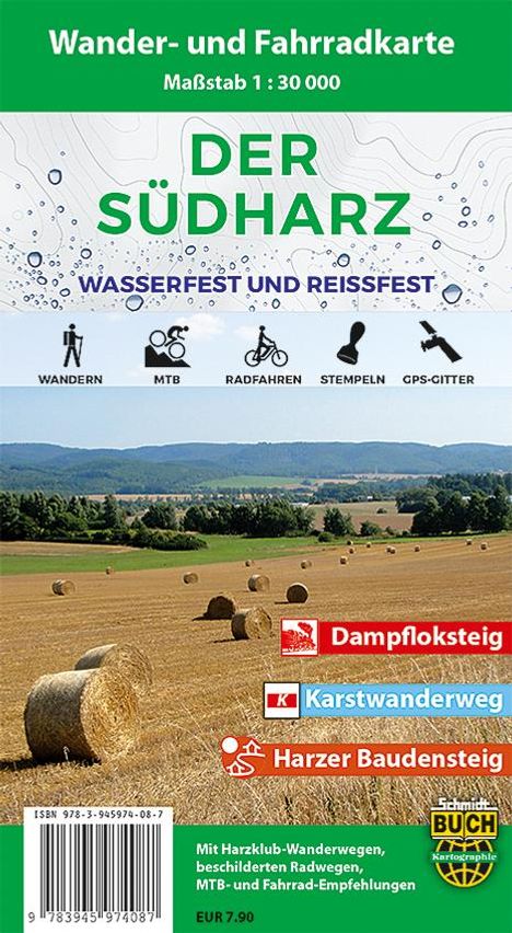 Der Südharz, Karten