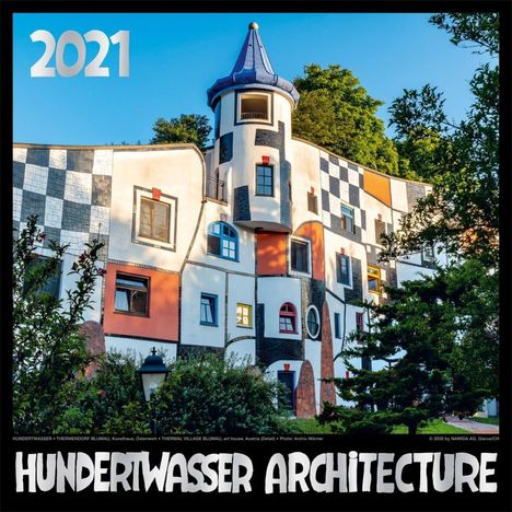 Hundertwasser Broschürenkalender Architektur 2021, Kalender