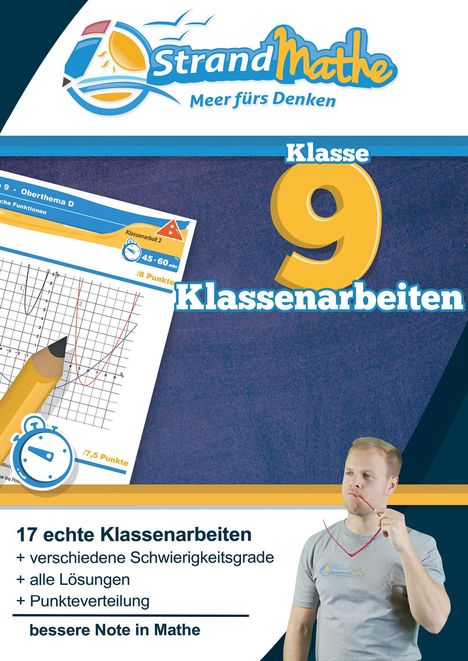 Conrad Zimmermann: Mathematik Klassenarbeitstrainer Klasse 9 - StrandMathe, Buch