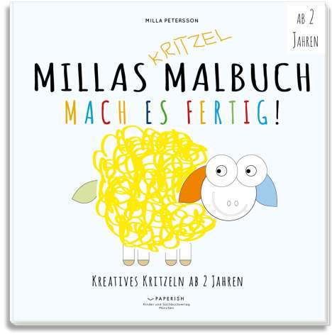 Milla Petersson: MILLAS KRITZEL MALBUCH - Mach es Fertig!, Buch
