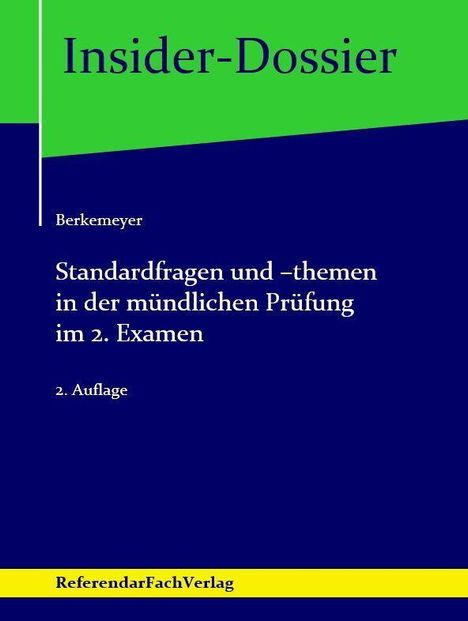 Michael Berkemeyer: Berkemeyer, M: Standardfragen und -themen in der mündlichen, Buch