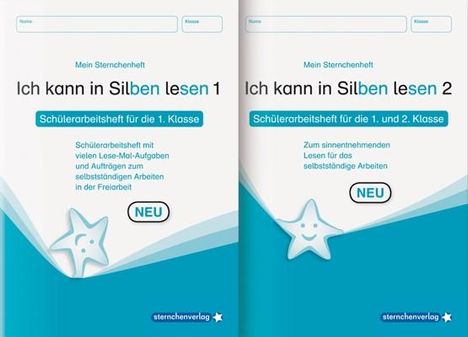 Katrin Langhans: Ich kann in Silben lesen 1 und 2 - Schülerarbeitshefte für die 1. und 2. Klasse, Buch