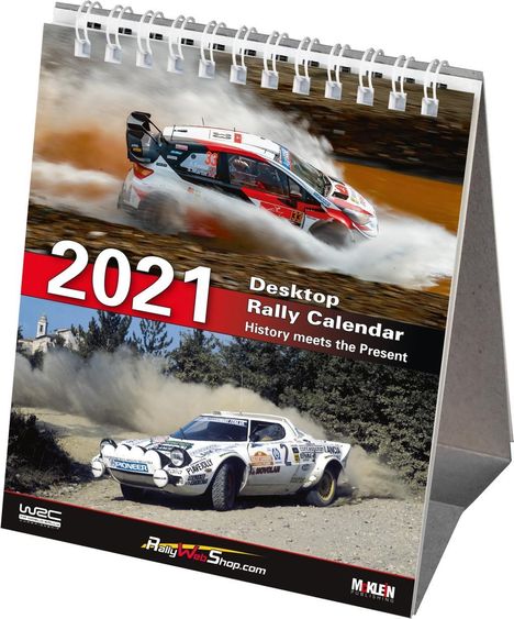 Desktop Rally Calendar 2021, Kalender