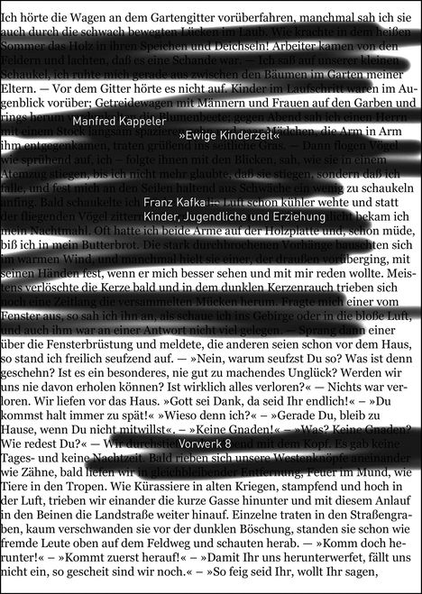 Manfred Kappeler: 'Ewige Kinderzeit', Buch