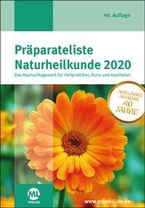 Präparateliste Naturheilkunde 2020, Buch
