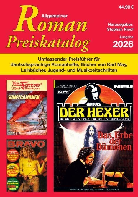 Stefan Riedl: Roman & Musikzeitschriften Preiskatalog 2026 SC, Buch