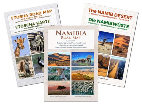 Claudia Du Plessis: Das komplette Kartenset NAMIBIA (3-teilig), Buch