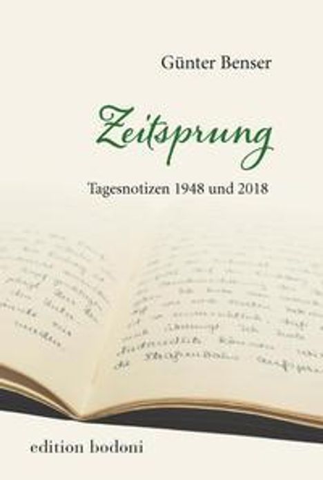 Günter Benser: Zeitsprung, Buch