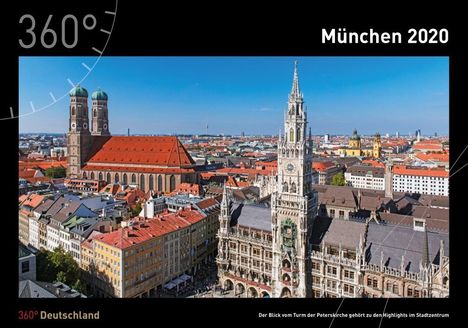 360° Deutschland - München Kalender 2020, Diverse