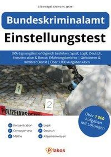 Philipp Silbernagel: Bundeskriminalamt Einstellungstest, Buch