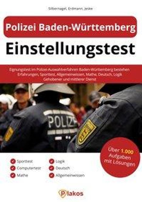 Philipp Silbernagel: Polizei Baden-Württemberg Einstellungstest, Buch