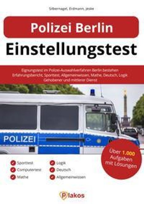 Philipp Silbernagel: Polizei Berlin Einstellungstest, Buch