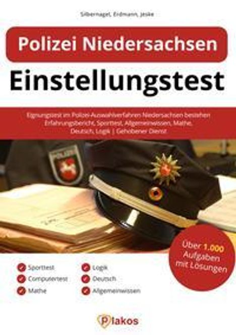 Philipp Silbernagel: Polizei Niedersachsen Einstellungstest, Buch