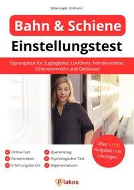 Philipp Silbernagel: Einstellungstest Bahn und Schienenverkehr, Buch