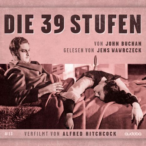 39 Stufen: Jens Wawrczeck liest - verfilmt von A. Hitchcock, MP3-CD