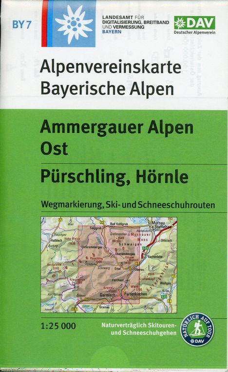 Ammergauer Alpen Ost, Pürschling, Hörnle, Karten