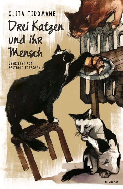 Olita Tidomane: Drei Katzen und ihr Mensch, Buch